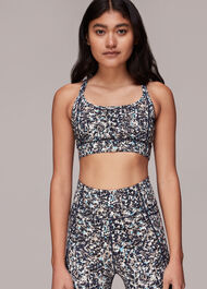 Speckled Crossback Sports Bra
